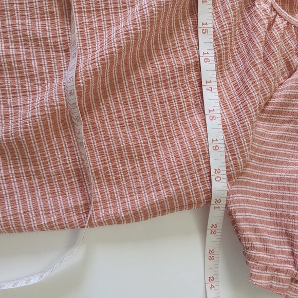 MADEWELL | Texture & Thread Stripe Peasant Top - Picture 6 of 8